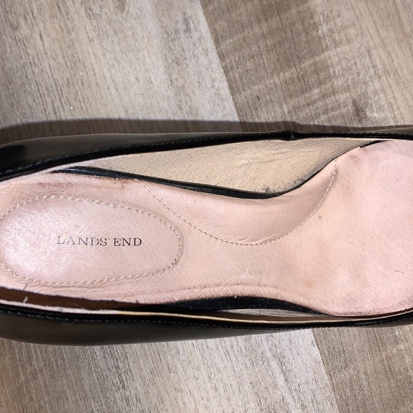 Lands End black pumps size 10 - Picture 4 of 6